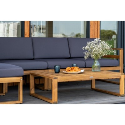 Мебель садовая для лаунж зоны из акации BOOKA с кофейным столом