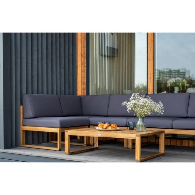 Мебель садовая для лаунж зоны из акации BOOKA с кофейным столом