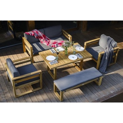 Диван из акации BOOKA 2-х местный