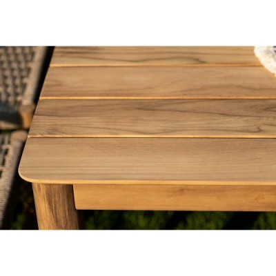 Обеденный стол из тика BUNGALOW 194 см