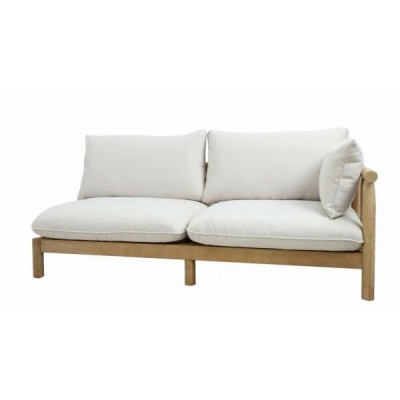 Софа из тика BUNGALOW 2-х местная с левым подлоктником