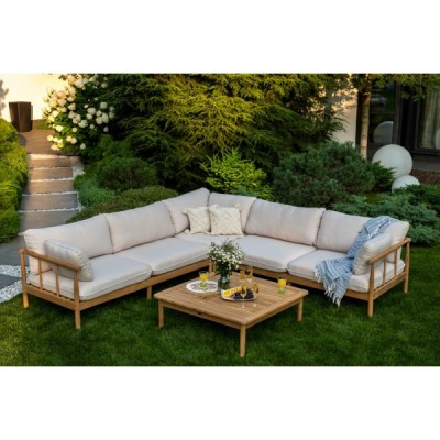 Кофейный стол из тика BUNGALOW квадратный