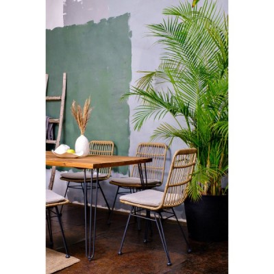 Обеденный стол из акации CHARLOTTE 165 см