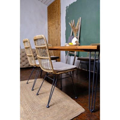 Обеденный стол из акации CHARLOTTE 165 см