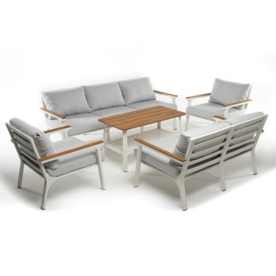 Кресло из алюминия CONCORDE белое