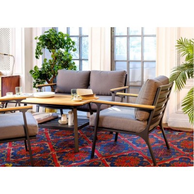 Диванная группа из алюминия CONCORDE M темный графит Диванная группа из алюминия CONCORDE M темный графит