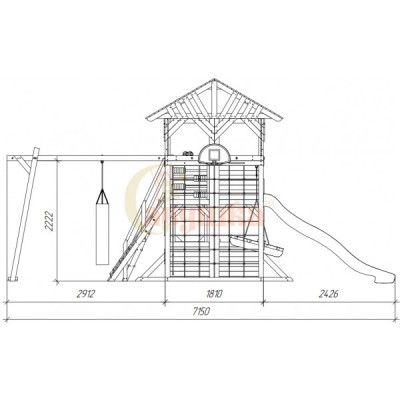 Детская игровая площадка Савушка PlayHouse-2 Детская игровая площадка Савушка PlayHouse-2
