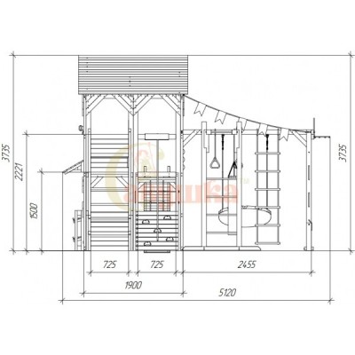 Детская игровая площадка Савушка PlayHouse-2 Детская игровая площадка Савушка PlayHouse-2