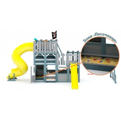 Детская игровая площадка Савушка PlayHouse-6 с домиком