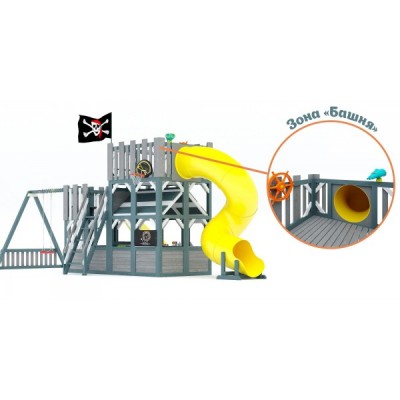 Детская игровая площадка Савушка PlayHouse-6 с домиком