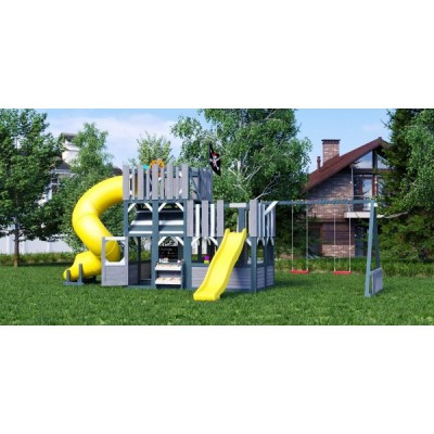 Детская игровая площадка Савушка PlayHouse-6 с домиком