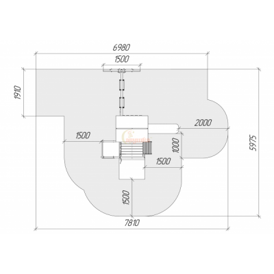 Детская площадка Савушка TooSun (Тусун) 3 с песочницей