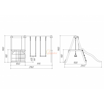 Детская площадка Савушка TooSun (Тусун) 1