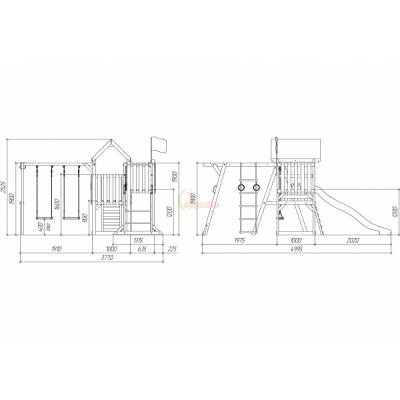Детская площадка Савушка TooSun (Тусун) 4 Plus