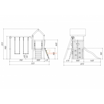 Детская площадка Савушка TooSun (Тусун) 2