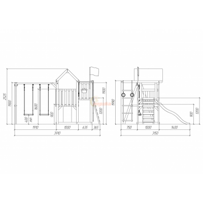 Детская площадка Савушка TooSun (Тусун) 3