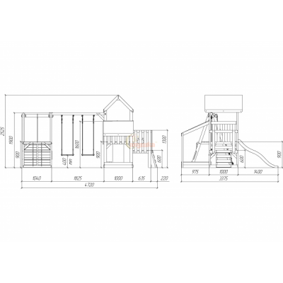 Детская площадка Савушка TooSun (Тусун) 6