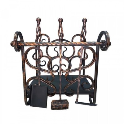 Дровница Ладья бронза