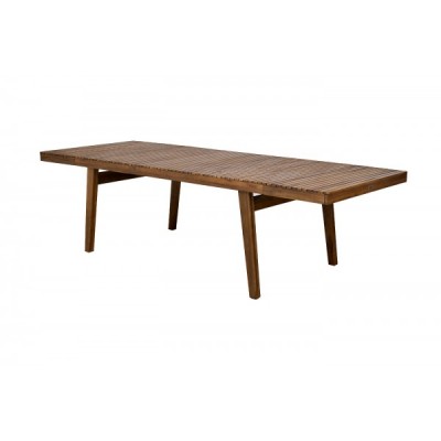 Обеденный стол из акации MONA раздвижной 179/263 см