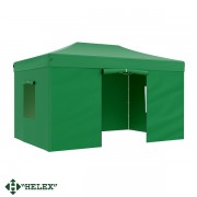 Тент-шатер быстросборный Helex 4336 3x4,5х3м зеленый