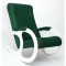 Кресло-качалка Бастион-3 Bahama emerald ноги белые