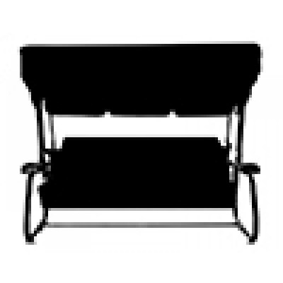 Садовые качели МебельСад Гармония зеленый горошек Садовые качели МебельСад Гармония зеленый горошек