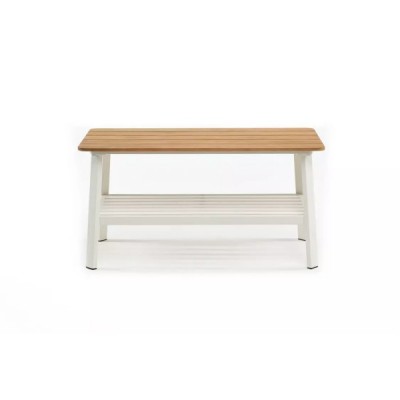 Кофейный стол из алюминия CONCORDE белый