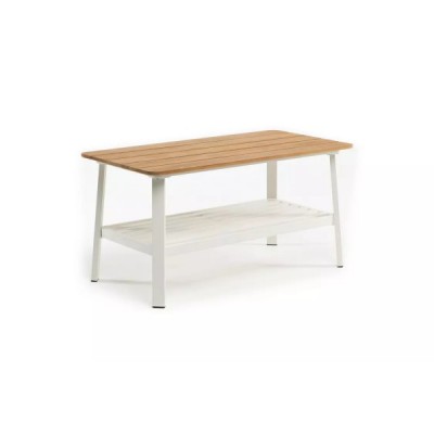 Кофейный стол из алюминия CONCORDE белый