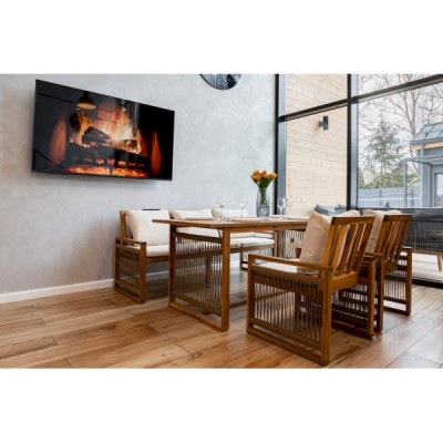 Комплект GRAND MICHELLE из акации с диваном бежевый Комплект GRAND MICHELLE из акации с диваном бежевый