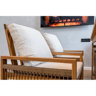 Комплект GRAND MICHELLE из акации с диваном бежевый Комплект GRAND MICHELLE из акации с диваном бежевый