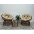 Комплект кофейный со столиком SAVIRA (2 кресла + столик) горячий шоколад Комплект кофейный со столиком SAVIRA (2 кресла + столик) горячий шоколад