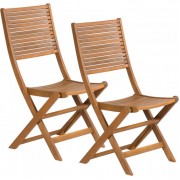 Комплект мебели из 2 садовых стульев Fieldmann FDZN 4012-T