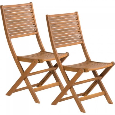 Комплект мебели из 2 садовых стульев Fieldmann FDZN 4012-T