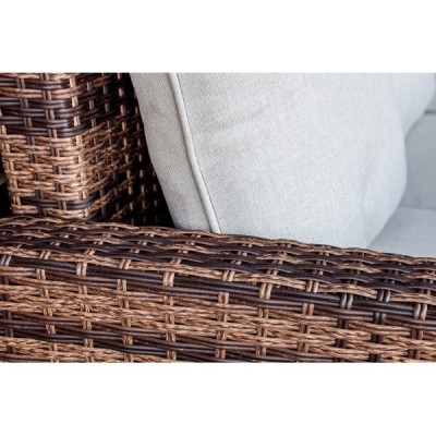 Комплект мебели из искусственного ротанга ZORRO, коричневый