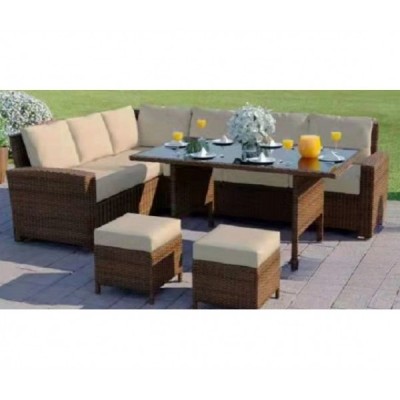 Комплект мебели из искусственного ротанга ZORRO, коричневый