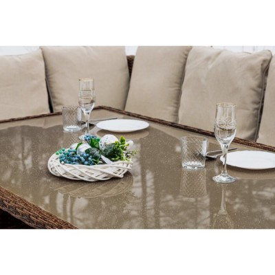 Комплект мебели из искусственного ротанга ZORRO, коричневый