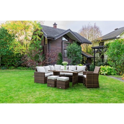 Комплект мебели из искусственного ротанга ZORRO PLUS, коричневый Комплект мебели из искусственного ротанга ZORRO PLUS, коричневый