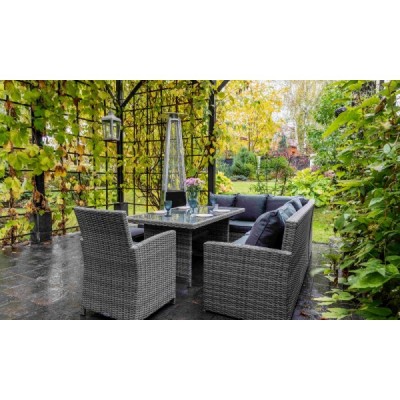 Комплект мебели из искусственного ротанга ZORRO PLUS, серый Комплект мебели из искусственного ротанга ZORRO PLUS, серый