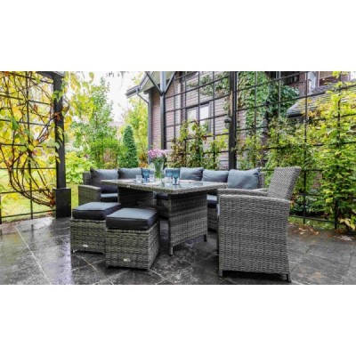 Комплект мебели из искусственного ротанга ZORRO PLUS, серый Комплект мебели из искусственного ротанга ZORRO PLUS, серый