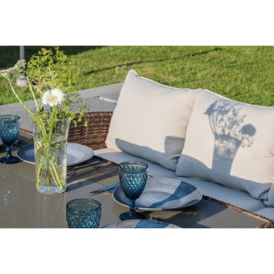 Комплект мебели из искусственного ротанга ZOYA, коричневый