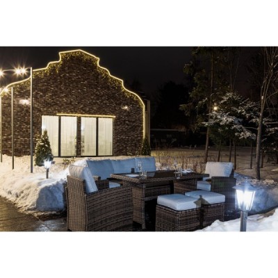 Комплект мебели из искусственного ротанга ZOYA, коричневый