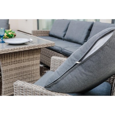 Комплект мебели из искусственного ротанга ZOYA, серый Комплект мебели из искусственного ротанга ZOYA, серый