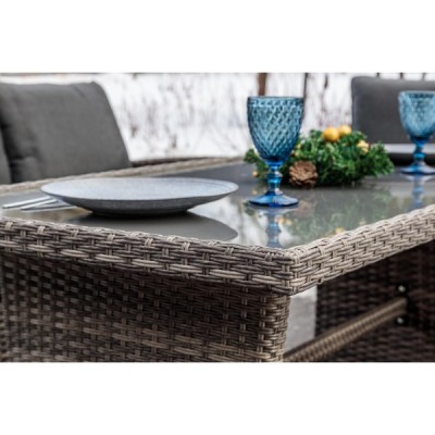Комплект мебели из искусственного ротанга ZOYA, серый Комплект мебели из искусственного ротанга ZOYA, серый