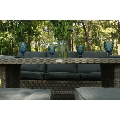 Комплект мебели из искусственного ротанга ZOYA, серый Комплект мебели из искусственного ротанга ZOYA, серый