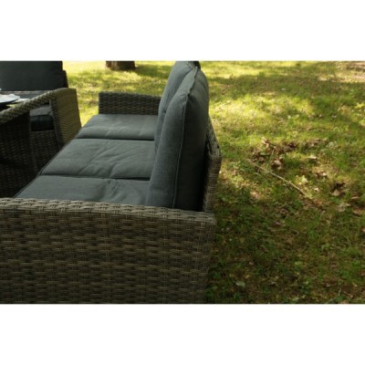 Комплект мебели из искусственного ротанга ZOYA, серый Комплект мебели из искусственного ротанга ZOYA, серый