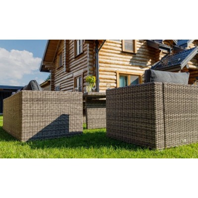 Комплект мебели KARL с обеденным столом, серый Комплект мебели KARL с обеденным столом, серый