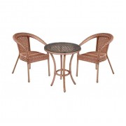 Комплект садовой мебели DECO 2 с круглым столом, капучино
