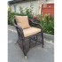 Кресло из ротанга AIKO MAGDA №2, коричневый