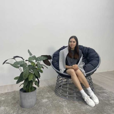 Кресло для отдыха FLATA серый