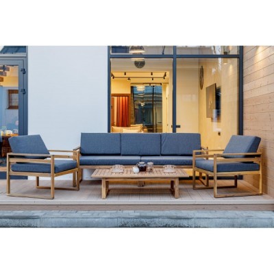 Лаунж-зона BROOKLYN с диваном из акации